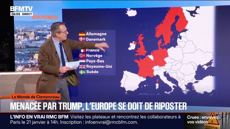 LE MONDE DE CLEMENCEAU - Menacée par Donald Trump sur le Groenland, l'Europe se doit de riposter