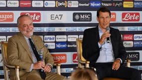 Rudi Garcia et Aurelio De Laurentiis
