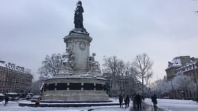 Le défilé devait se tenir entre la place de la République (photo) et le ministère de l'Économie.
