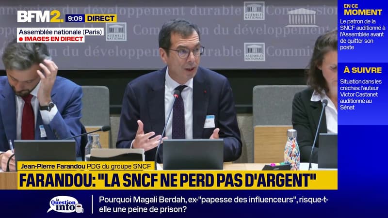 Le PDG de la SNCF, Jean-Pierre Farandou, rappelle que son groupe 