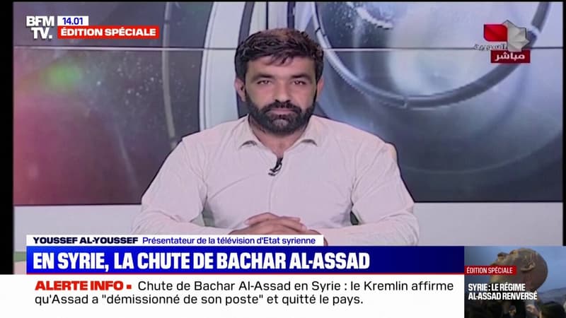 Syrie: le présentateur de la télévision d'État annonce officiellement la fin du régime de Bachar al-Assad