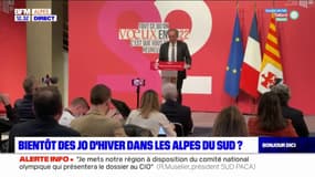 Renaud Muselier veut porter la candidature des Alpes du Sud pour les JO d'hiver 2034 ou 2038