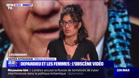 "Gérard Depardieu sait pertinemment qu'il avance dans un cadre d'impunité, de complicité et d'omerta": Saphia Aït-Ouarabi (militante antiraciste) réagit à la vidéo montrant l'acteur tenir de multiples propos obscènes en Corée du Nord 