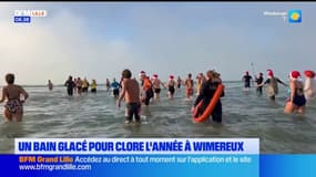 Pas-de-Calais: un bain glacé pour clore l'année à Wimereux