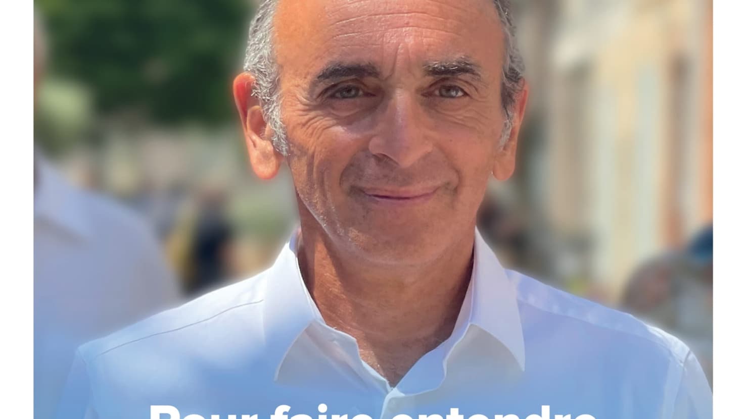 L'affiche de campagne d'Eric Zemmour dans la 4e circonscription du Var. L'affiche de campagne d'Eric Zemmour dans la 4e circonscription du Var.