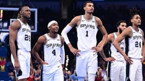 Victor Wembanyama et les San Antonio Spurs contre Oklahoma City, le 15/11/2023