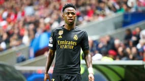 Vinicius lors du match Braga-Real Madrid (1-2) en Ligue des champions, le 24 octobre 2023