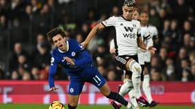 Joao Felix avec Chelsea pour son premier match en Premier League face à Fulham, le 12 janvier 2023.