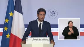 Gabriel Attal, le 15 septembre 2021 à l'Élysée