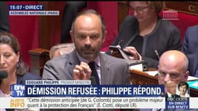 Démission refusée de Collomb: "Chaque ministre doit se consacrer pleinement à sa tâche", affirme Édouard Philippe