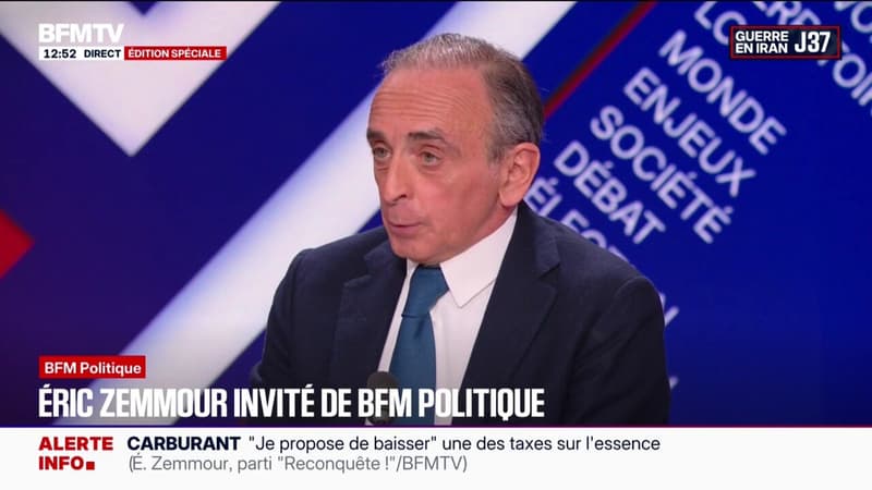 "Je pense que les sondages, depuis 15 ans, surévaluent le RN dans toutes les élections", estime Éric Zemmour
