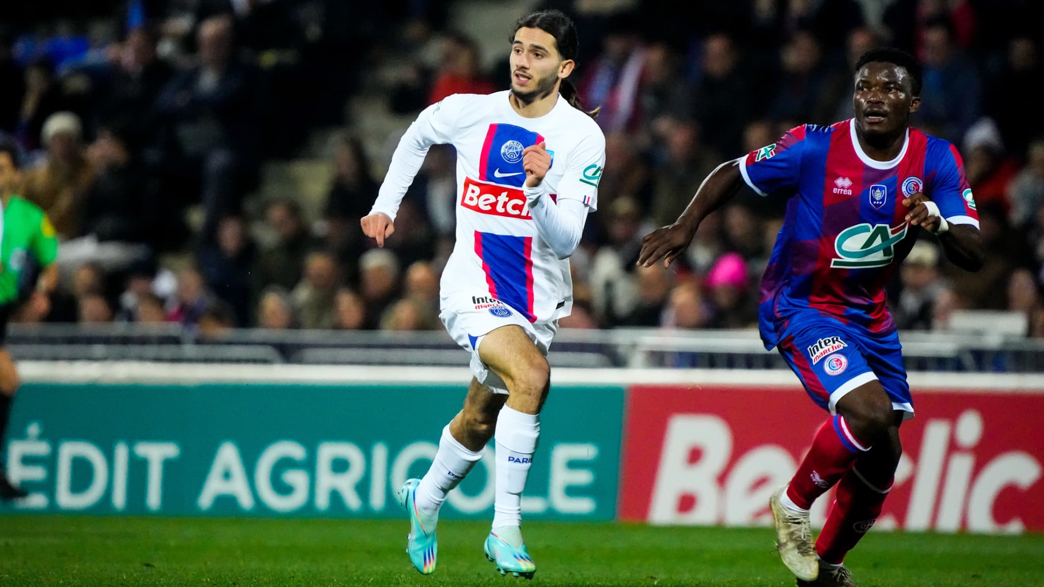 Ilyes Housni avec le PSG, à Châteauroux, le 6 janvier 2023.