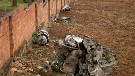 Débris du Falcon 50 du président rwandais Juvénal Habyarimana, près de son ancienne résidence à Kigali. Deux juges d'instruction français se rendent ce samedi au Rwanda pour reprendre l'enquête sur l'attentat qui a coûté la vie au chef d'Etat, événement d
