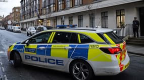Une voiture de police devant le King Edward VII's Hospital à Londres, au Royaume-Uni, le 20 décembre 2019. Photo d'illustration