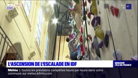 Île-de-France: le succès des salles d'escalade