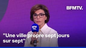 Rachida Dati promet de faire de Paris "une ville propre" en une semaine