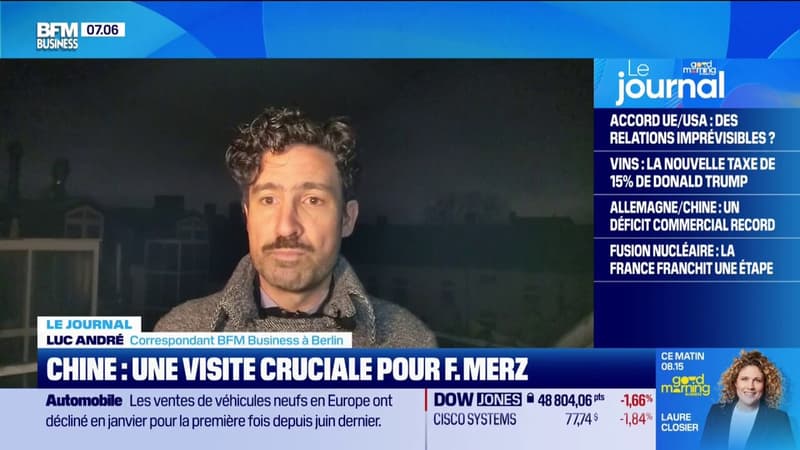 Le chancelier allemand, Friedrich Merz, se rend en Chine pour tenter de restaurer une "concurrence équitable" entre les deux pays