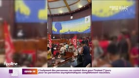 Guadeloupe : des opposants au vaccin s'introduisent dans le Conseil régional