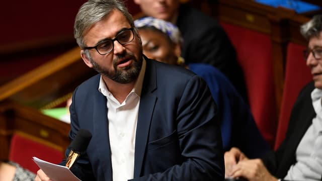 Alexis Corbière à l'Assemblée nationale le 16 janvier 2018.