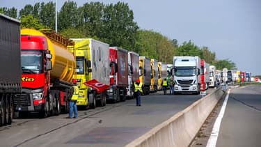 Les routiers se sont joints aux différents mouvements contre la Loi Travail.