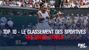 Top 10 - Le classement des sportives les mieux payées