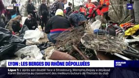 Lyon: 400 kilos de déchets ramassés dimanche sur les berges du Rhône