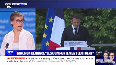  "Cette violence est due à une société ultralibérale", Sophie Taillé-Polian (EELV) réagit aux propos d'Emmanuel Macron sur les "comportements qui tuent"
