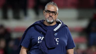 L'entraîneur de Clermont, Christophe Urios, face à Toulouse