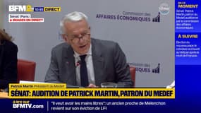 Patrick Martin, président du Medef : "On a une dérive sur les arrêts maladie"