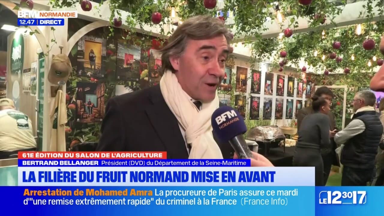 Le président du département de la seine-maritime souligne l'importance des circuits courts de consommation