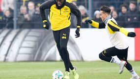 Usain Bolt sous les couleurs du Borussia Dortmund en 2016. 