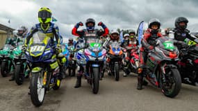 Les jeunes du British Supersport lors du FIM Superbike World Championship 2023 à Donington Park, Derby, le 1er juillet 2023