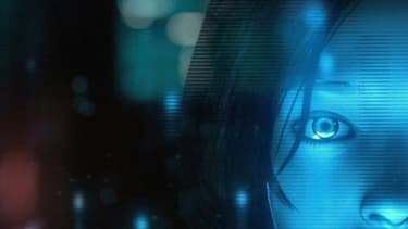 Le personnage Cortana du jeu Halo, qui a donné le nom et la personnalité au service d'assistance virtuelle de Microsoft