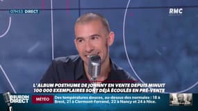 "Mon plus grand rêve était d'écrire pour Johnny": sur RMC, le fan devenu parolier du rocker raconte sa "belle histoire"