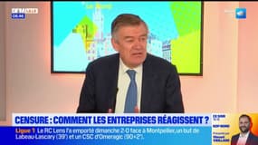 Philippe Hourdain, président de la CCI Hauts-de-France, craint une perte d'attractivité pour la région avec l'instabilité politique actuelle