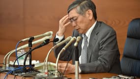 Après la BCE, ce sont maintenant la FED et même la Banque du Japon (ici son Gouverneur Haruhiko Kuroda) qui sont l'objet d'un giganteque test de crédibilité de la part des marchés.