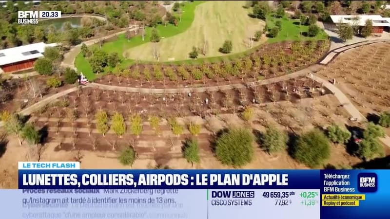 Le Tech Flash : Lunettes, colliers, AirPods… le plan d'Apple, par Léa Benaim - 18/02