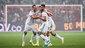 La joie de Mahrez et des Algériens à Lille