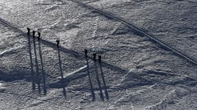 Des grimpeurs en août 2016 sur le Mont-Blanc (Photo d'illustration)