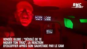 Vendée Globe : "Désolé de te niquer ton truc", Escoffier réagit après son sauvetage par Le Cam