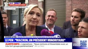 Marine Le Pen: "Les résultats de Jean-Luc Mélenchon sont très mauvais (...), il a menti aux électeurs"