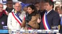 Gilets jaunes: Anne Hidalgo et des élus parisiens rassemblés après les dégradations place d'Italie