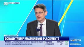 Marchés boursiers: "On est dans une phase de correction aux Etats-Unis. Si on s'orientait vers une phase plus violente, les actions européennes ne résisteraient pas et seraient entrainées", déclare François Monnier