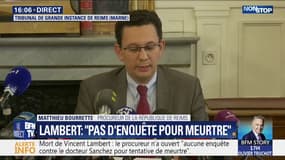 Mort de Vincent Lambert : "L'autopsie aura lieu à l'institut médico-légal de Paris dès demain matin", a déclaré le procureur de la République de Reims