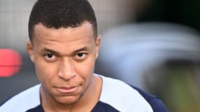 Kylian Mbappé avec l'équipe de France le 2 juin 2025
