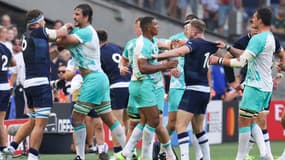 Tensions et début de bagarre entre l'Ecosse et l'Afrique du Sud à la Coupe du monde de rugby, 10 septembre 2023