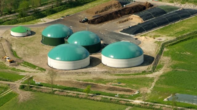 La France compte 550 unités de production de biogaz. (image d'illustration)