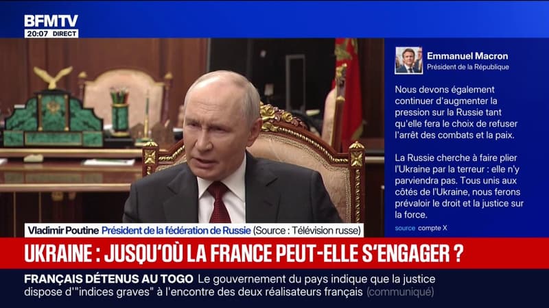 Guerre en Ukraine: "L'Ukraine a ouvert la boîte de pandore", lance Vladimir Poutine