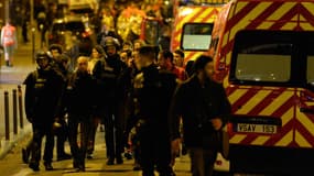 Les secours mobilisés le 13 novembre 2015, lors des attentats de Paris. 