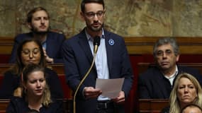 Le député Emmanuel Fernandes à l'Assemblée nationale, le 22 novembre 2022.